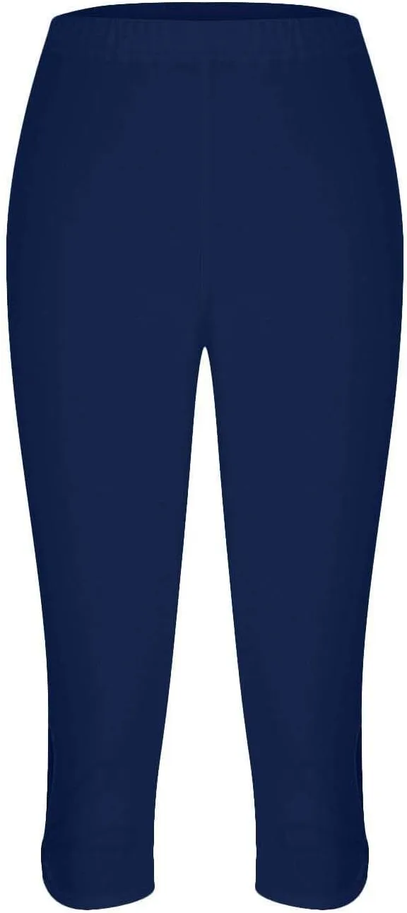 Women Capri Leggings 2025 Dressy Casual Summer Capris Comfy Knee Length Crop Pants Trendy Workout Compression Pants