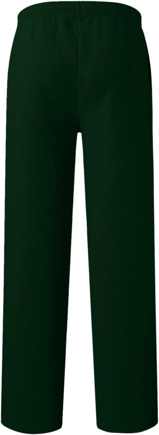Women Linen Blend Summer Letter Patched Pant Trousers Elastic Waist Wide Leg Loose Fit Trouser Office