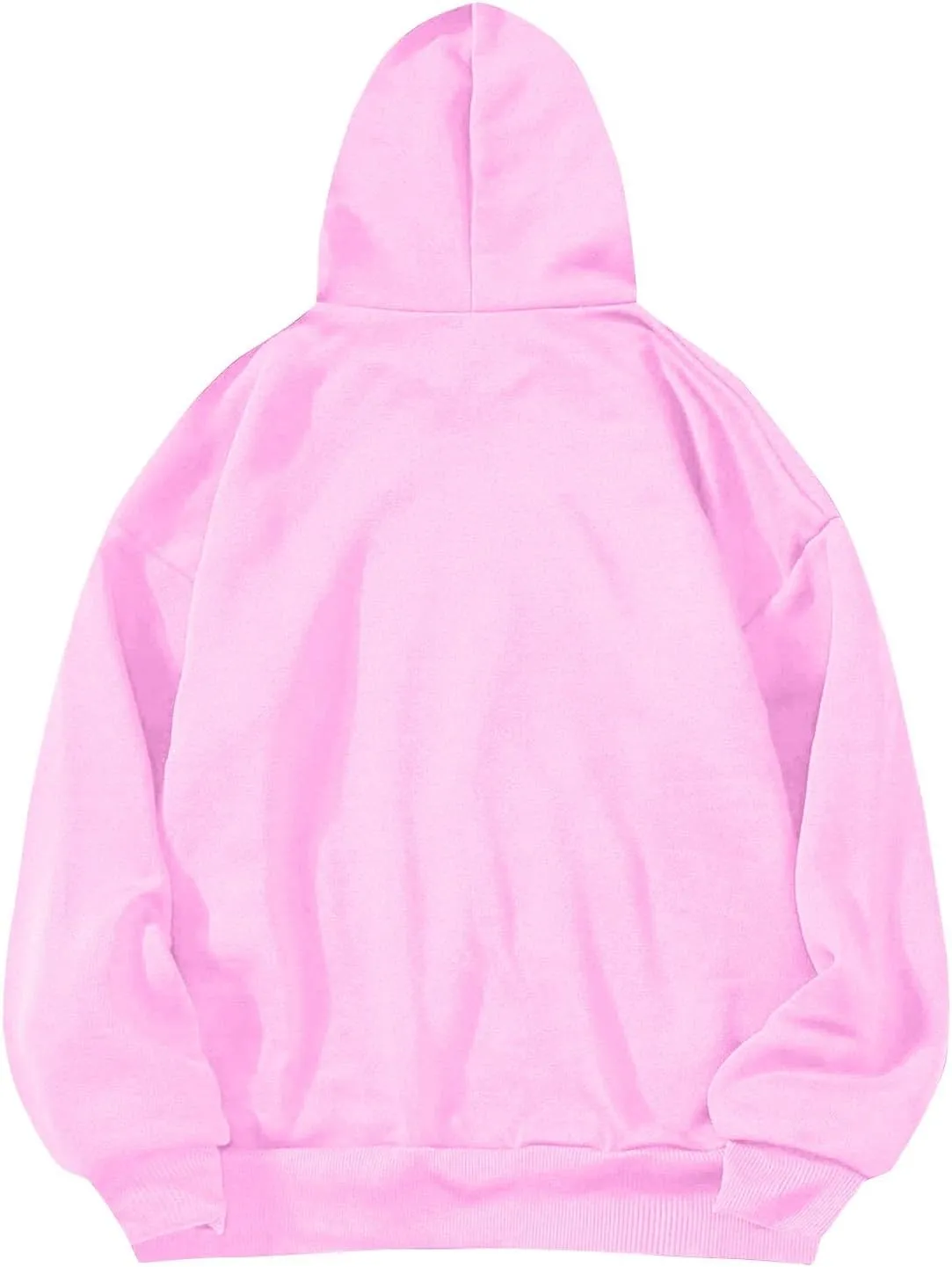Women's Oversized Hoodies Lightweight Sweatshirts for Women 2024 Fall Solid Long Sleeve Pullover Tops with Pocket